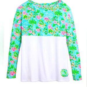 DISNEY X LILLY PULITZER Finn Long-Sleeve T-Shirt Sz Small